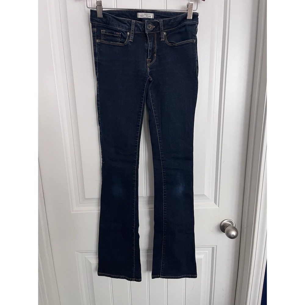 BULLHEAD JEANS Slim Boot Dark Wash Stretch 3L Vintage 26X32 Low Rise 620